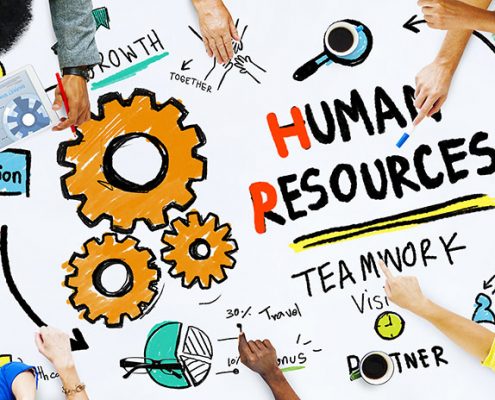 تصویری شماتیک از همکاری چند نفر روی طرح یک پروژه با رویکرد نقد مدیریت نیروی انسانی و حرکت به سوی مدیریت منابع انسانی و در نهایت مدیریت سرمایه انسانی